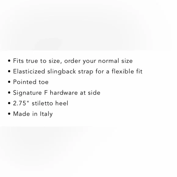 NIB FERRAGAMO Women's Tally 70 Slingback Pumps - Picture 6 of 6